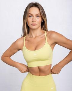 JOY STUDIO Спортивный бюстгальтер Sculpt Scrunch – желтый