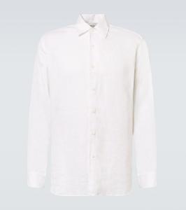 Льняная рубашка Saman Amel, белый