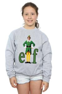 Толстовка с логотипом Buddy Elf, серый