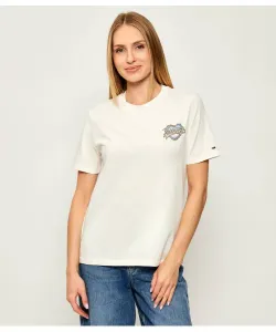 Футболка Relaxed fit Tommy Jeans, бежевый