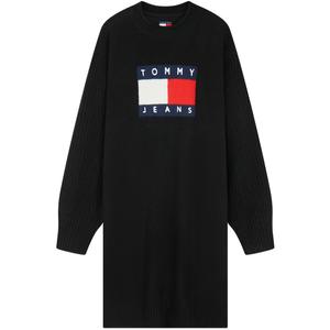 Женское платье с длинными рукавами Tommy Hilfiger, черный