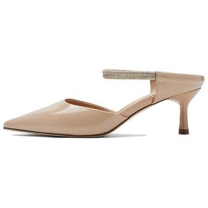 NINE WEST Женские противоскользящие тапочки с закрытым носком - Nude Pink, цвет Nude Pink