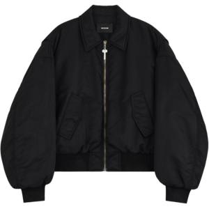 WE11DONE Пуховик FW24 мужской черный, Black