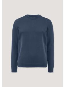 вязаный свитер темно-синего цвета Hessnatur