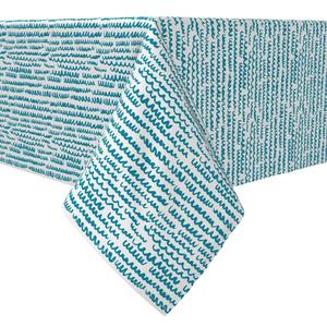 Прямоугольная скатерть, 100% хлопок, каракули, нарисованные кистью