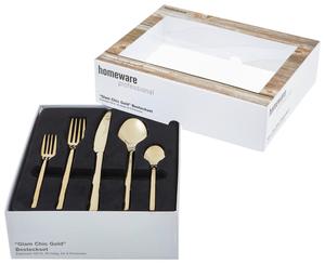 Набор столовых приборов Homeware Profession., золотой