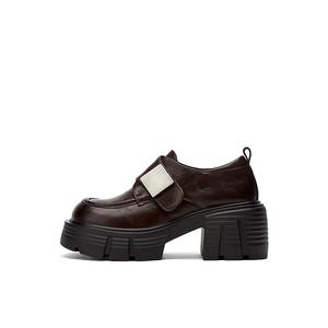 DAPHNE Женские туфли на платформе с массивным каблуком - коричневые, цвет Brown