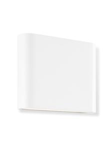 Brilliant Уличный светодиодный настенный светильник Welbie 11,5 см, белый