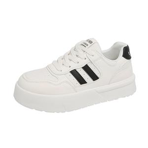 TONYBEAR Женские скейтерские кроссовки бело-черные, цвет White Black