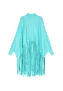 Большой свитер IZIA, бирюзовый