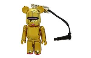 BE@RBRICK × Hikari Kurosawa, Gold, Strap Style, Capsule Toy 70% Blister Packs 5cm
