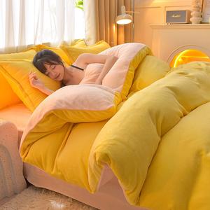 Disney Одеяло 220×240 см, вес 5,25 кг, наполнитель коралловый флис, съемный пододеяльник, цвет Lemon butter