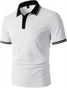 Классическая поло для мужчин с коротким рукавом, Slim Fit, легкая