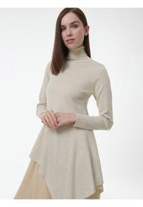 Топ Leem HANDKERCHIEF HEM, Off White/Off-White