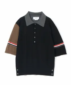 Поло FUN MIX свободного кроя с короткими рукавами