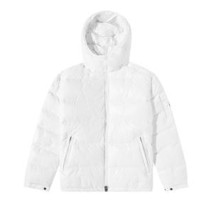 Куртка Moncler Maya Hooded Puffer Shiny Jacket, White