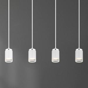 Подвесной светильник Globo Lighting Korben Typ B, утюг - 4-х ламповый - белый