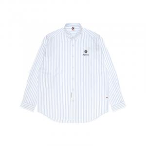 Полосатая рубашка A Bathing APE Aape, белый