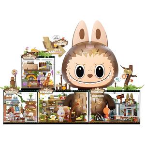 Конструктор Pop Blocks Labubu The Monsters Forest Secret Base Series Blocks Click Fix Lab P10003 POP MART