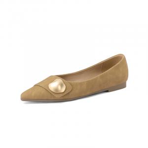 Mulinsen Повседневные туфли-лодочки высотой около 1,5 см женские - хаки, цвет Khaki