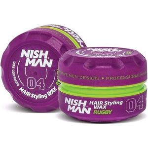 Nishman Nish Man Hair Styling Gel Wax Rugby 04 Фиолетовый