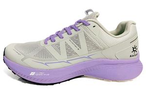 Фантом 3 Нескользящие Дышащие Упругие Низкие Кроссовки для Бега Женские Серо-Фиолетовые KAILAS