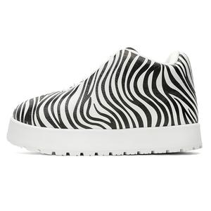 Мужские противоскользящие износостойкие кроссовки средней высоты Grumpy ram, Leopard Print Black