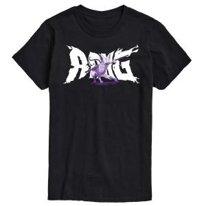 Футболка Big & Tall Avatar The Last Airbender AANG с рисунком Nickelodeon, черный