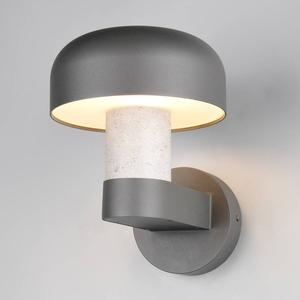 Уличный настенный светильник Trio Fraser, алюминий - 1-пламенный - темно-серый / светло-серый