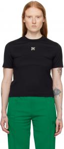 Черная футболка с монограммой Palm Angels