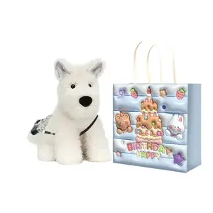 CHUNTUSHU Милый мультяшный мягкий West Highland White Terrier забавная плюшевая игрушка кукла плюшевая кукла 20см/25см/35см высота