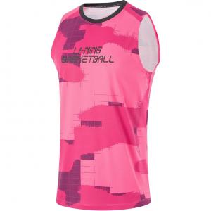 LINING Баскетбольная майка мужская красная фиолетовая