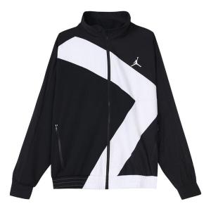 Куртка Air Jordan Wings Diamond Retro Sports Running Training Stand Collar Jacket Black, черный