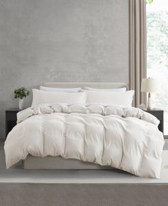 Ультрамягкий предварительно выстиранный комплект постельного белья из 2 предметов, размер Twin/Twin XL Nestl, Off white