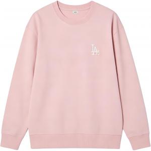 MLB Свитшоты Unisex Los Angeles Dodgers/Light Pink Crew Neck Moderate Others