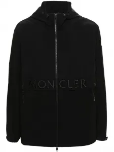 Куртка Joly с капюшоном и вышитым логотипом MONCLER, черный