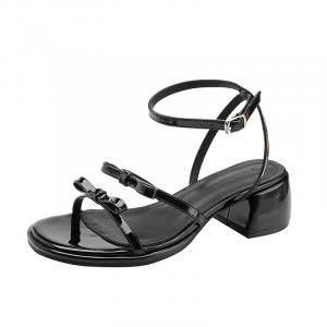 TATAYA Женские сандалии на одной застежке черные, цвет Black