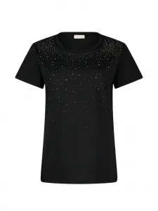 Футболка с украшениями Liu Jo, черный