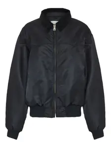 Бомбер с вельветовым воротником Maison Margiela, черный