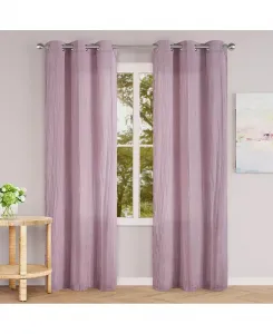 Пара штор с люверсами и люверсами, 38x63 дюйма Awesome Home, lilac