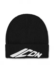 Шапка бини с вышитым логотипом DSQUARED2 KIDS, черный