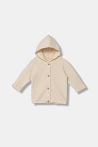 Детская хлопковая толстовка United Colors Of Benetton, бежевый