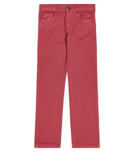 Прямые джинсы Bonnie из смесового хлопка Bonpoint, розовый