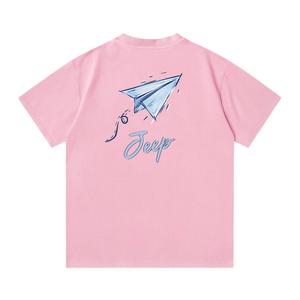 Футболка унисекс Crew Neck Moderate Jeep, sky розовый