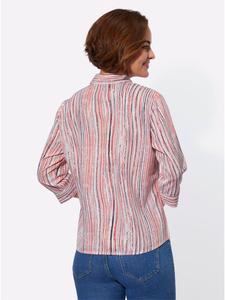 Полосатая блузка с принтом фламинго и экрю WITT WEIDEN