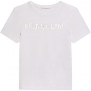 Футболка с вышитым логотипом Helmut Lang, белая