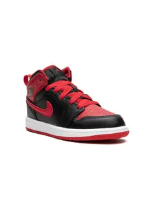 Кроссовки Air Jordan 1 Mid Jordan Kids, черный