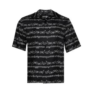 Рубашка Amiri Jazz Band Bowling Shirt, Black