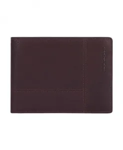 Кошелек с отделениями для монет Piquadro, коричневый
