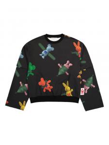 Свитер Toyterror Sweat Super OS Walter Van Beirendonck, черный